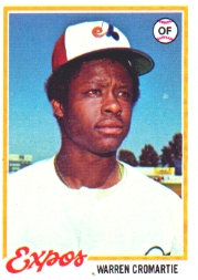 1978 Topps Baseball Cards      468     Warren Cromartie RC